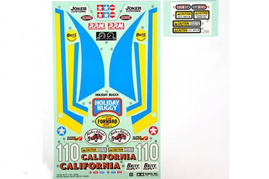 Tamiya Holiday Buggy Stickers