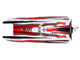 ProBoat Blackjack 42" 8S Brushless Catamaran RTR: White/Red