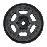 Pro 1/10 Holcomb F/R 1.55In 12Mm Crawler Bead-Loc Wheels (2) Blac