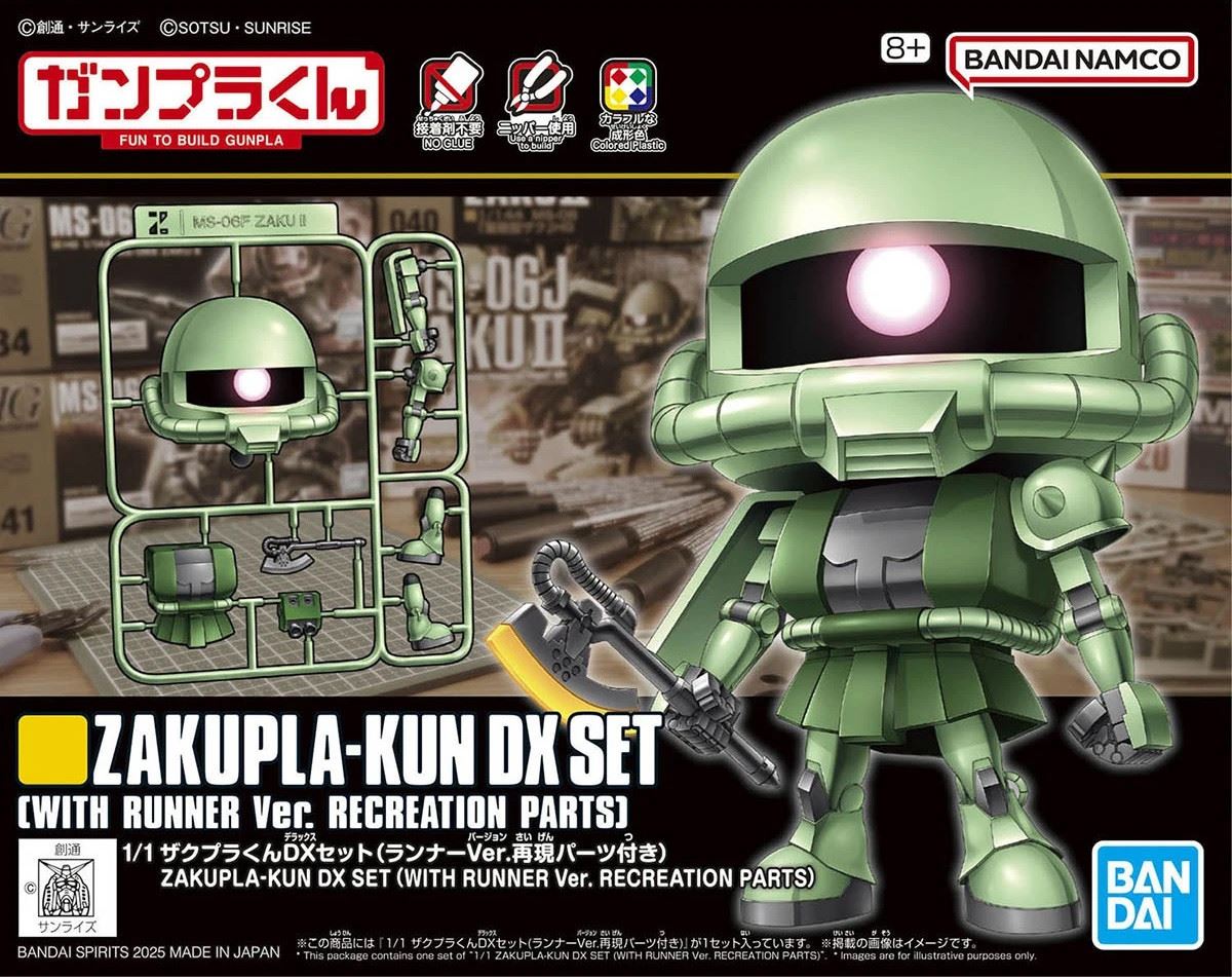 Bandai Hobby 1/1 Zakupla-Kun Dx Set (With Runner Version Recreation Parts)