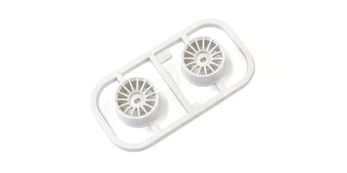 Wheel Set Kyosho Mini-Z Awd Wide 0 Offset (2) White