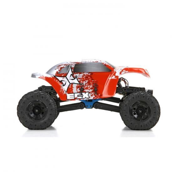 ECX Temper 1:24 Rock Crawler: Red/White RTR (ECX00012T1)