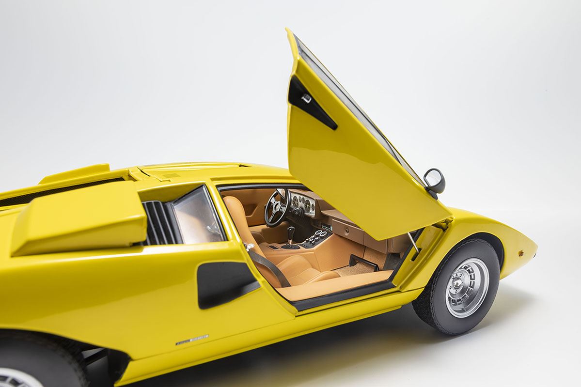 Kyosho 1:18 Lamborghini Countach Lp400 1974 Yellow