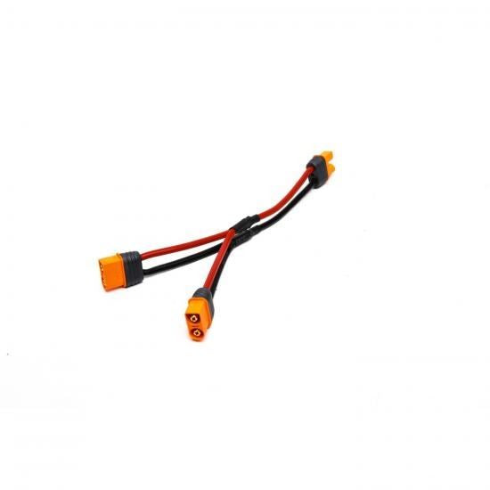 Spektrum IC3 Battery Parallel Y-Harness 6" / 150mm: 13 AWG (SPMXCA307)