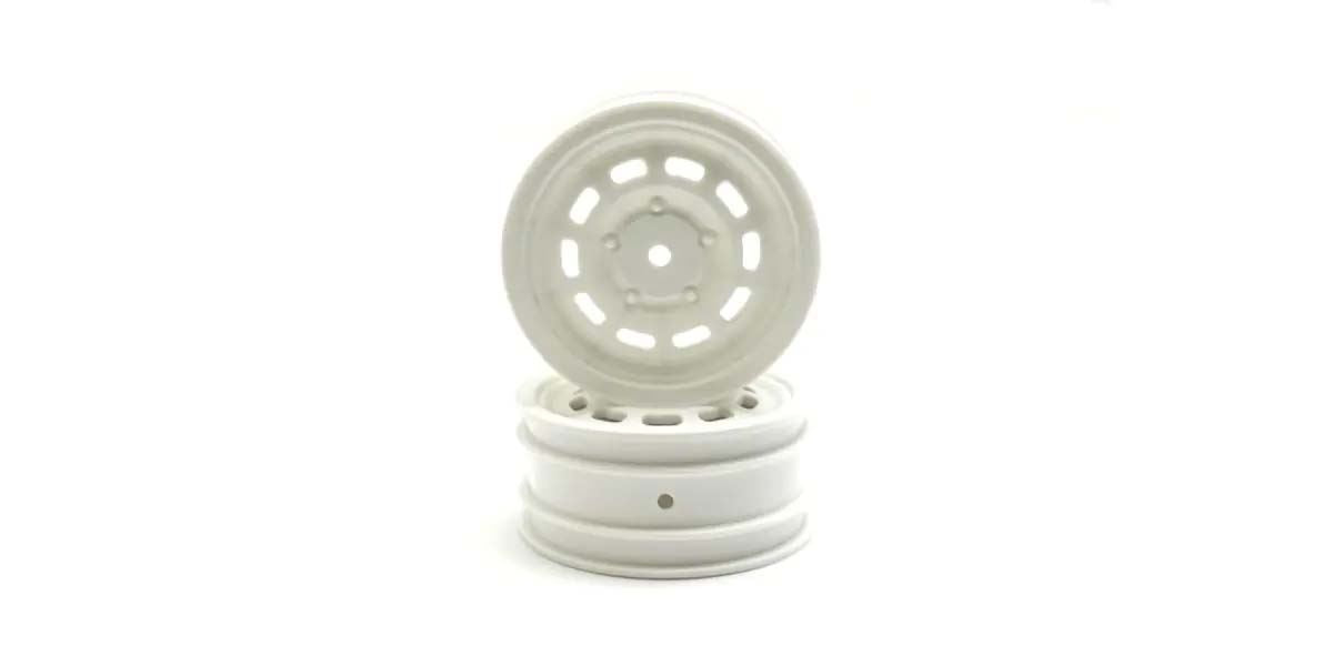 Front Wheels 10 Holes White 2.2In (2) Kyosho Ep Lazer Sb Dirtcross