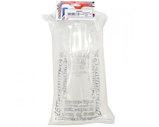 Schumacher Bodyshell & Decals; Clear - CAT SX3