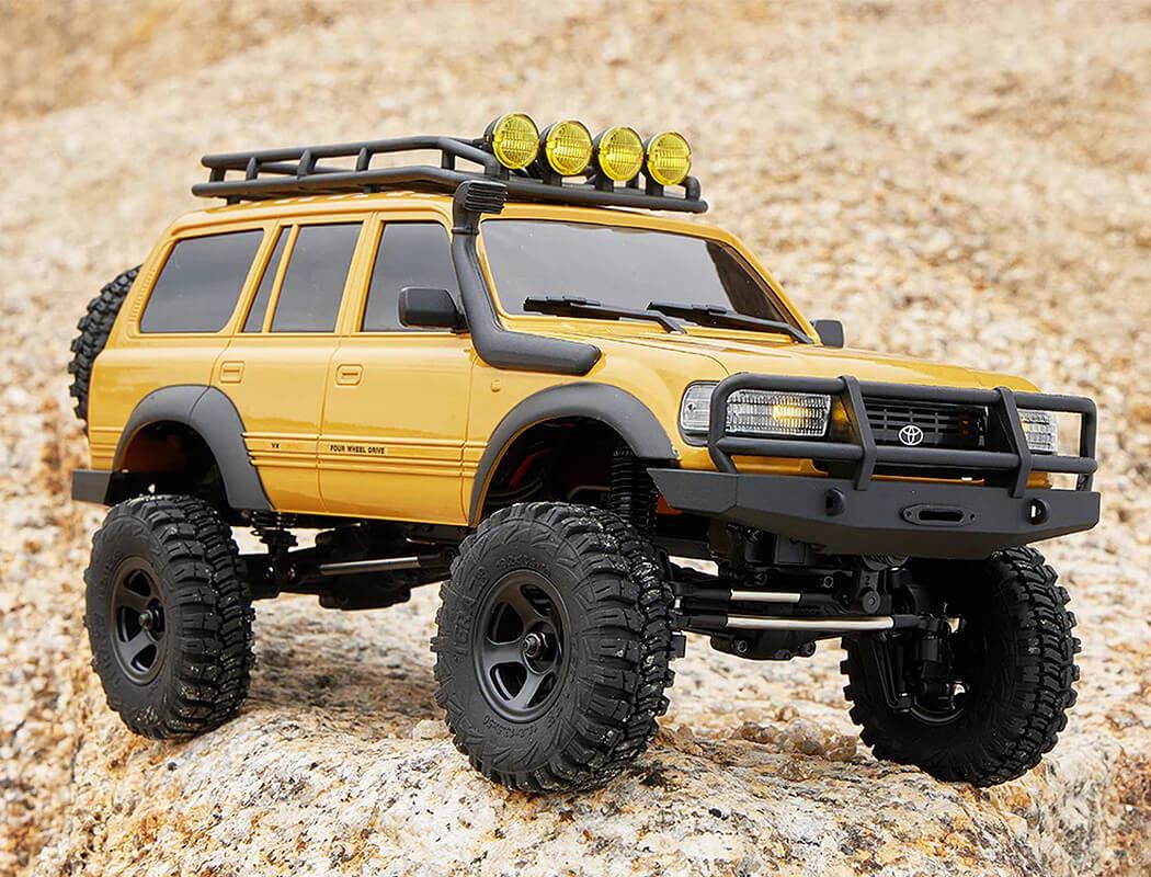 Fms Fcx 1/18 Toyota Lc80 Rtr Scaler - Yellow