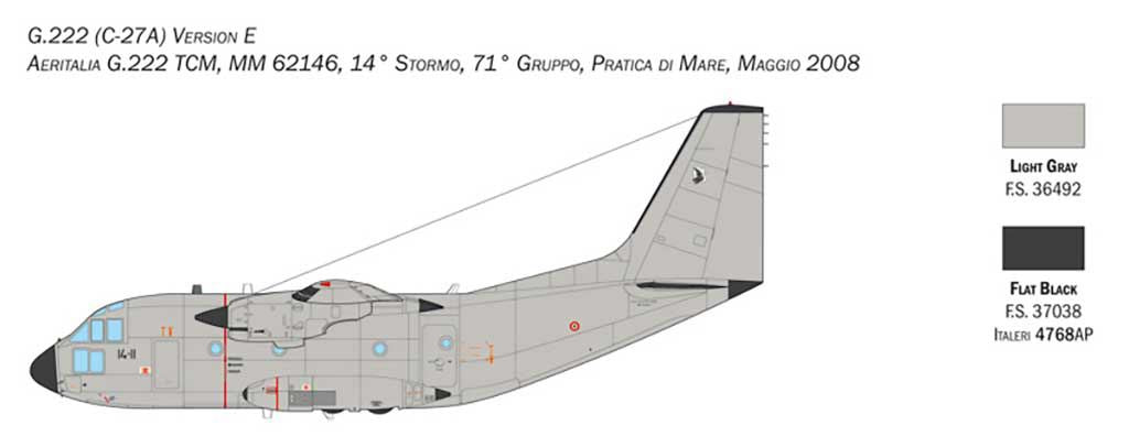 Italeri C-27A Spartan / G.222