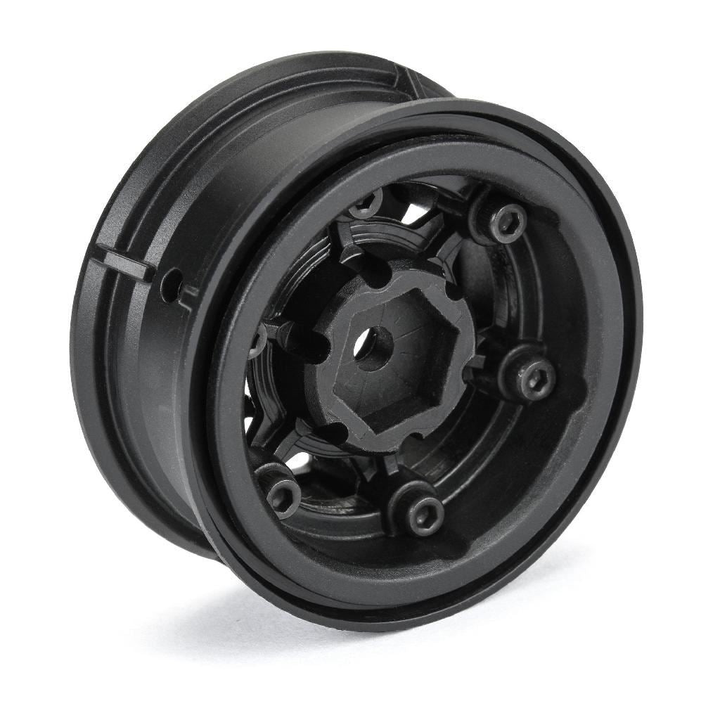 Pro 1/10 Holcomb F/R 1.55In 12Mm Crawler Bead-Loc Wheels (2) Blac