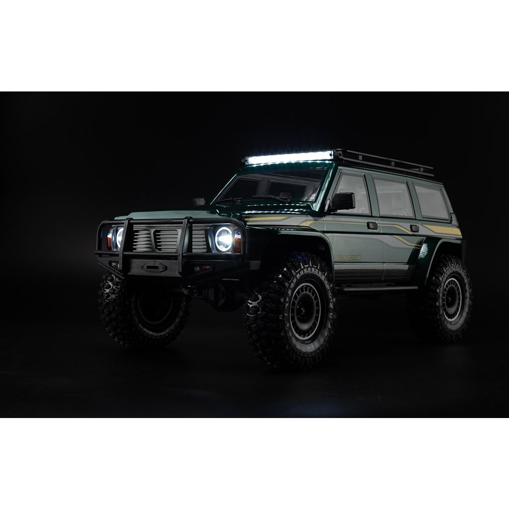 Yikong 1/10 4Wd Tank Turn Rc Bl Crawler - Green