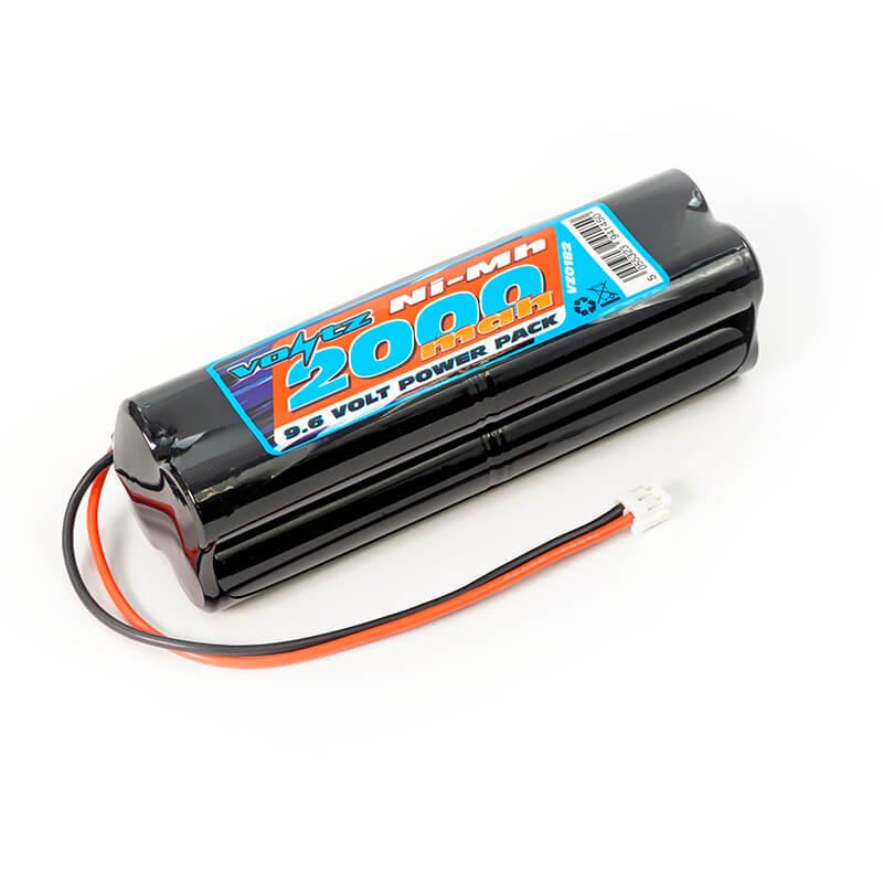Voltz Tx 9.6V 2000Mah Nimh Flat Battery Pack Jr/Spectrum