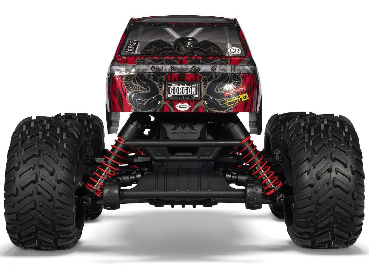 Arrma 1/10 Gorgon 223S 2Wd Rtr Monster Truck, Red/Black