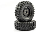 FASTRAX 1:10 CRAWLER SAWBLOCK 1.9 SCALE STEEL WHEEL &#248;108MM (BLACK)
