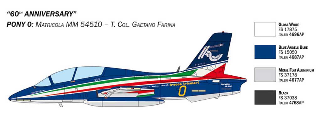 Italeri Aermacchi MB-339 “60th P.A.N. Anniversary”