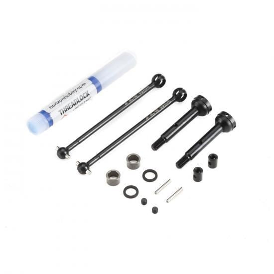 TLR CVA Driveshaft Comp,Rear,68mm(2): 22-4 2.0