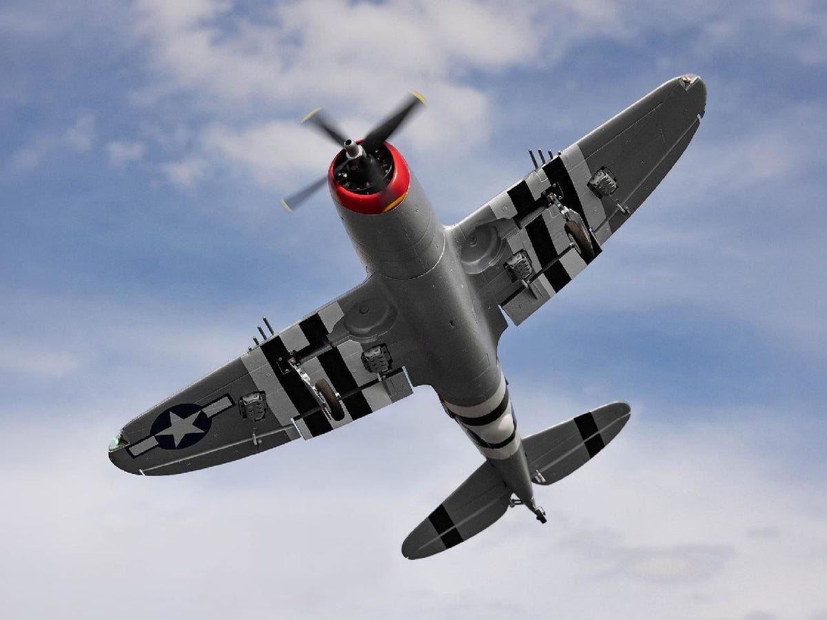 E Flite Micro P-47 Thunderbolt 625Mm Bnf Basic With As3X+ And Safe S