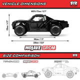 Arrma 1/16 Mojave Grom 4X4 Rta Kit Brushed Desert Truck (Battery &