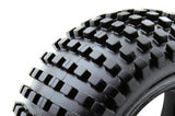 FASTRAX 1:8 TRUGGY ROCK MTD ON 5-SPOKE WHITE 0 OFFSET(PR)