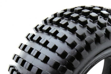 FASTRAX 1:8 TRUGGY ROCK MTD ON 5-SPOKE WHITE 0 OFFSET(PR)