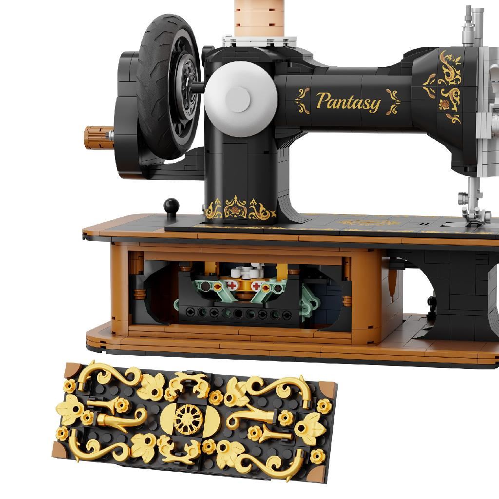 Pantasy Antique Hand Crank Sewing Machine - 1360 Pcs