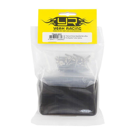 Yeah Racing Titanium Screw Assorted Set W/Box For Kyosho Turbo Optima
