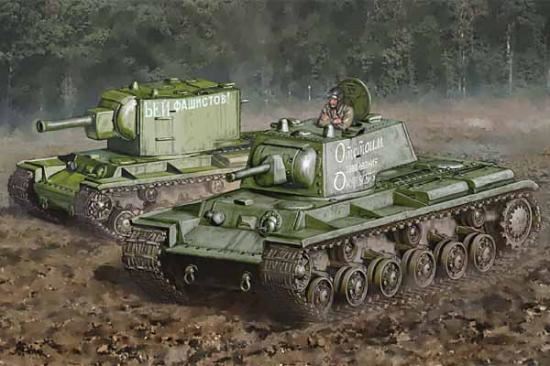 Italeri Kv1/Kv2 (Tank Driver Included)
