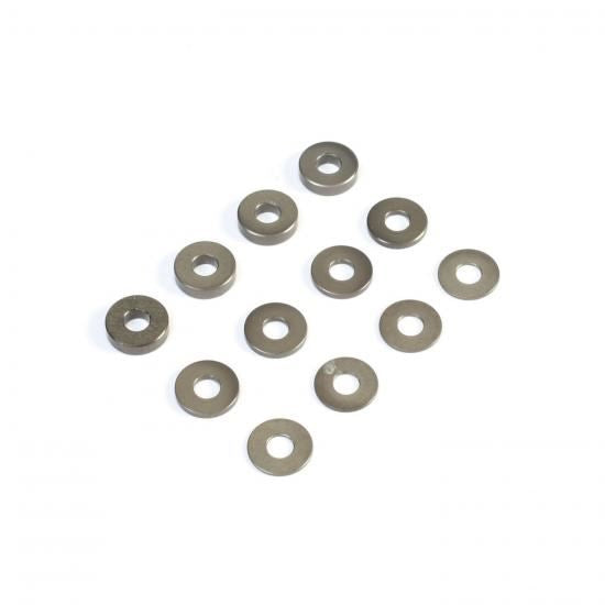 Losi M3 Aluminum Washer Set - Hard Anodized (4ea)