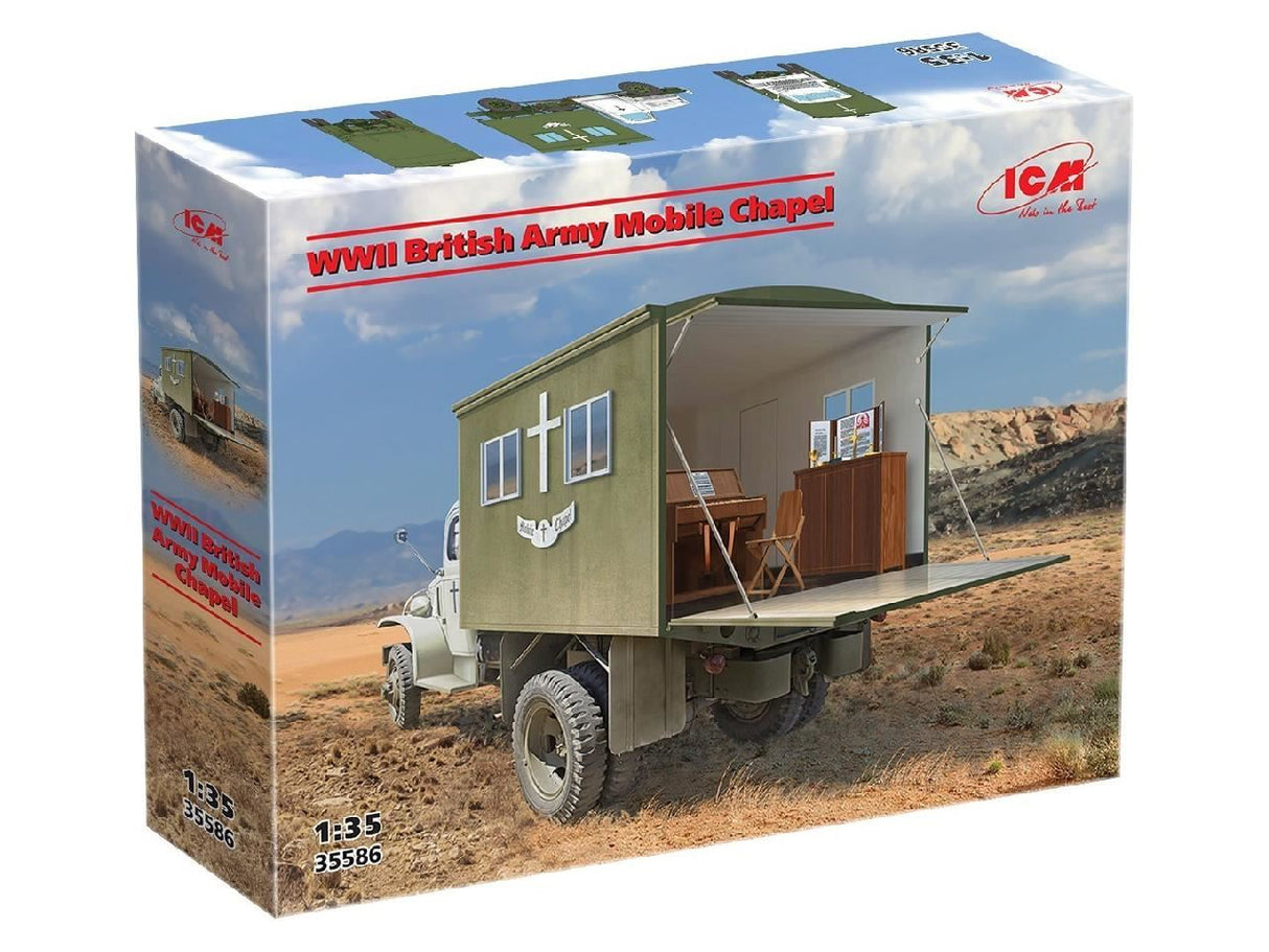 Icm Wwii British Army Mobile Chapel With Accessories