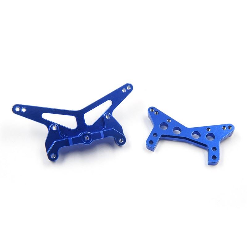 Yeah Racing Aluminum Shock Tower Set (F & R) For Losi 1/24 Micro-B 2Wd Buggy / 1/28 Micro-T Truck