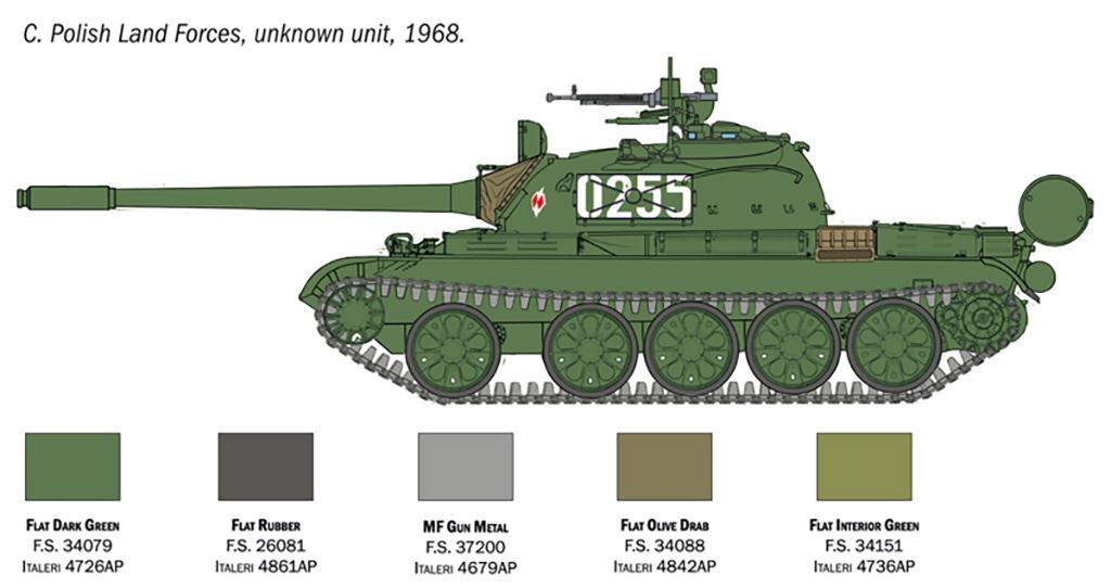 Italeri T-55 MBT -
