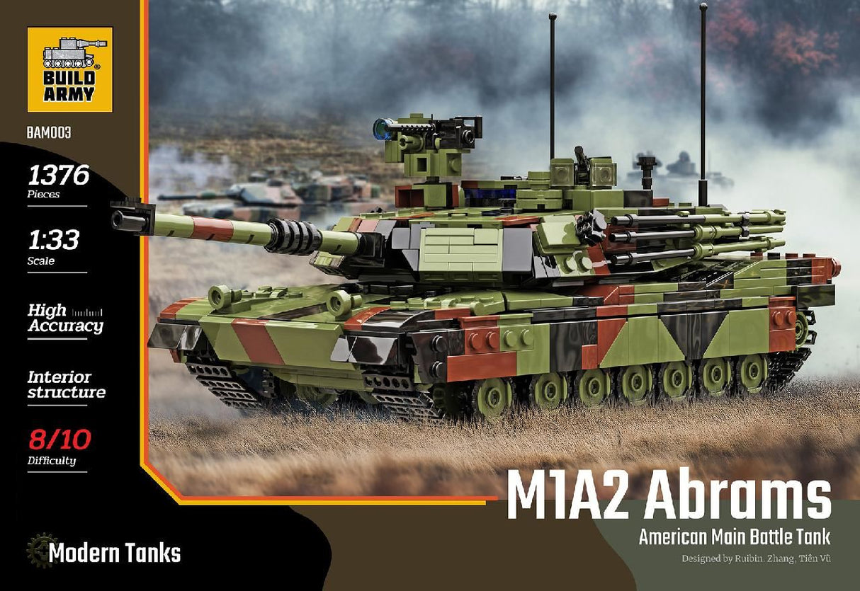 Build Army M1A2 Abrams Main Battle Tank