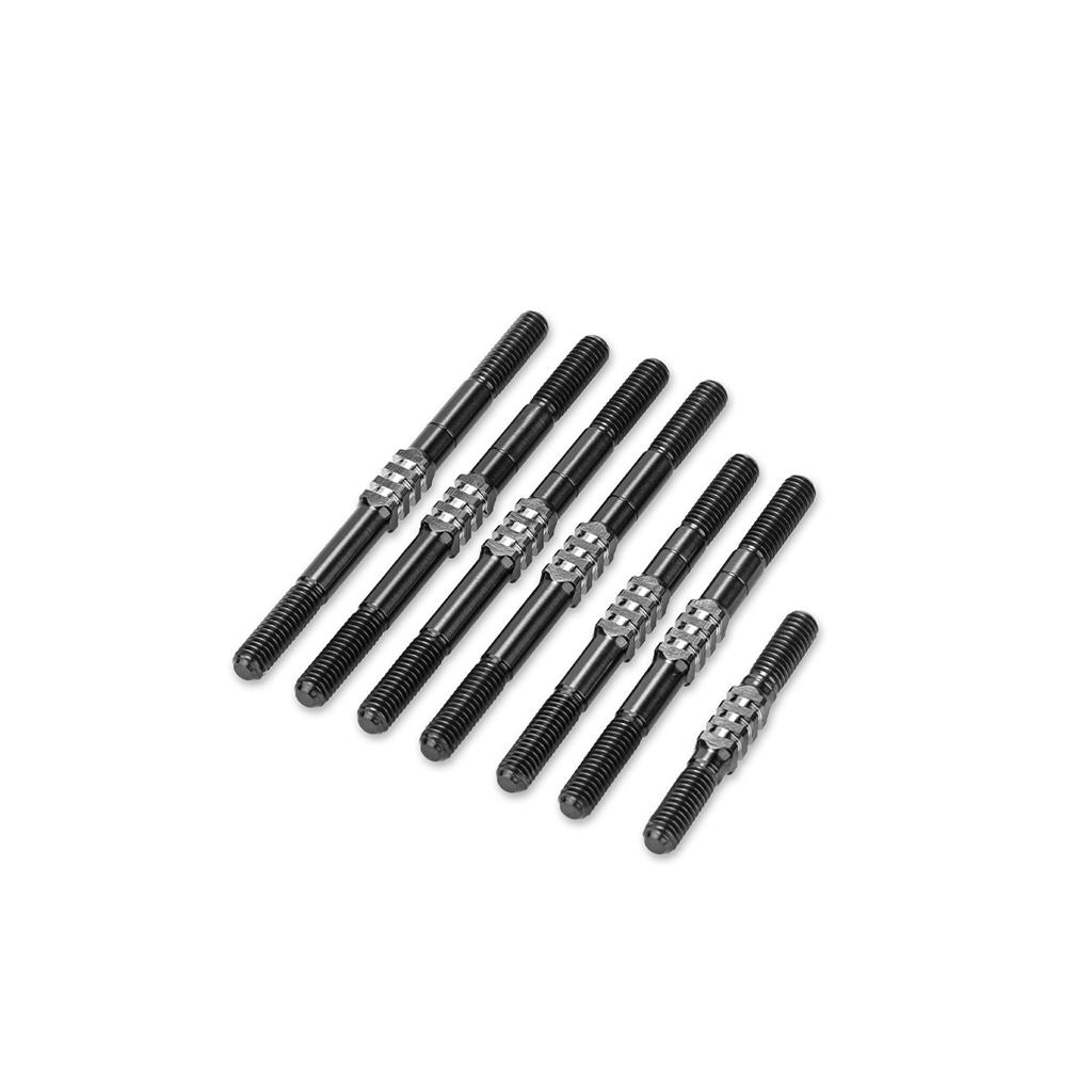 Cat Pb Fin Titanium Turnbuckle Set, 7Pc. - Black