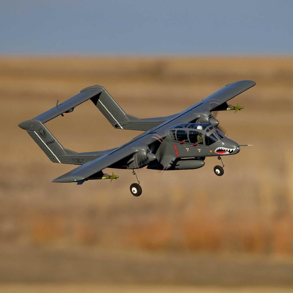 E Flite Micro Ov-10 Bronco 645Mm Bnf Basic With As3X And Safe Select