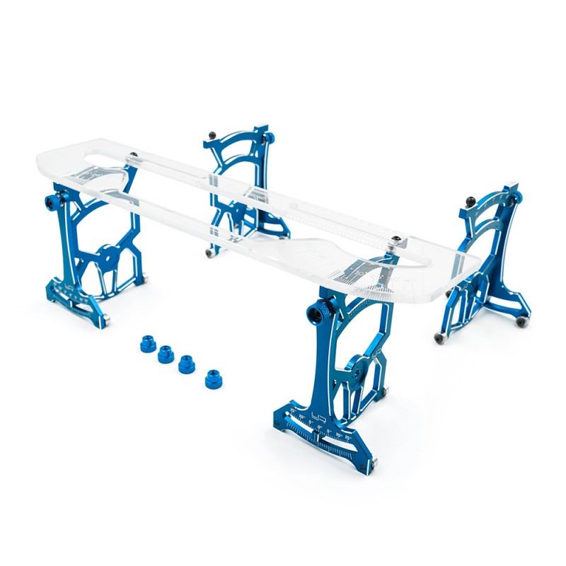 Yeah Racing Universal Set Up System Ver.3 For 1/10 On Road Blue