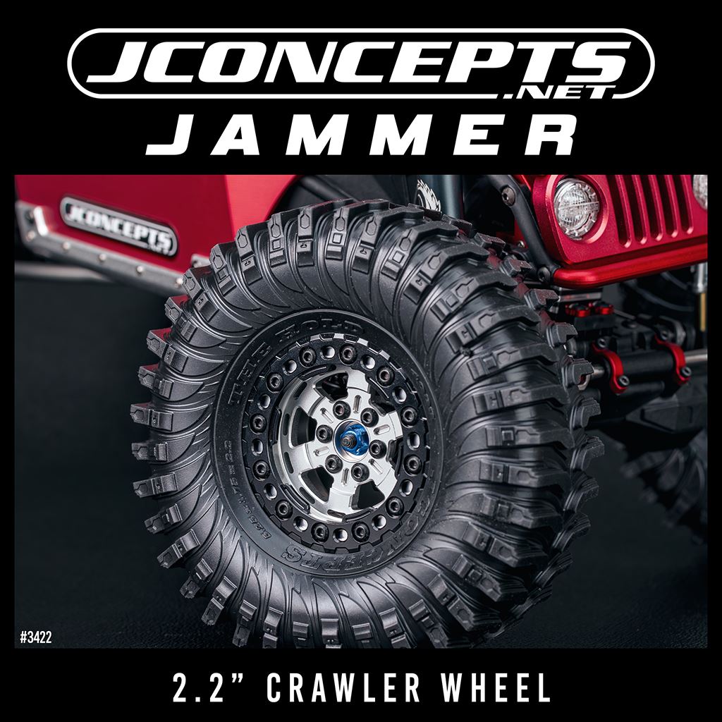 Jammer, 2.2In Crawler Wheel Natural 4Pcs