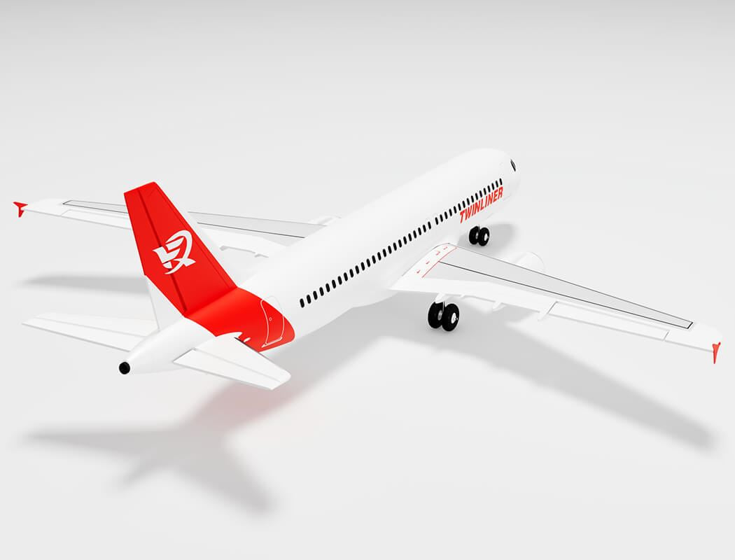 XFLY TWINLINER 40MM EDF JET w/o TX/RX/BATT