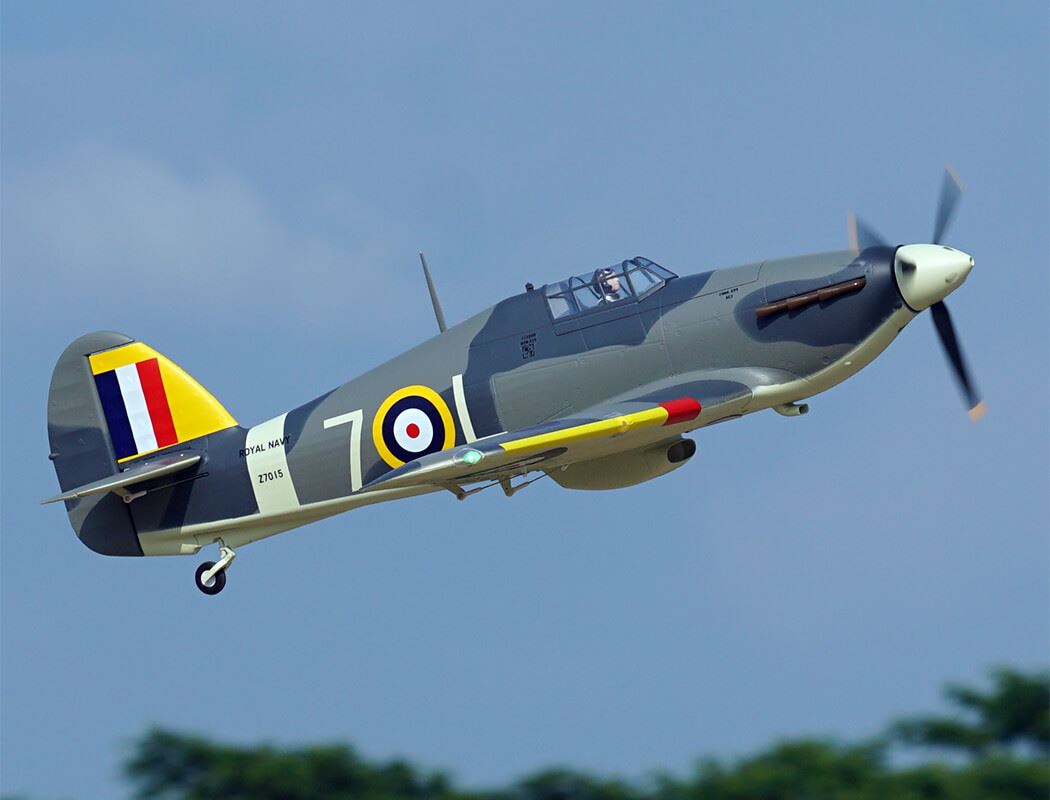 Xfly Hawker Sea Hurricane Mk1 Grey/Green 1200Mm Pnp