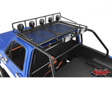 RC4WD ROOF RACK, ROLLBAR, LIGHT BAR COMBO FOR RC4WD CHEVY BLAZER BODY (BLACK)