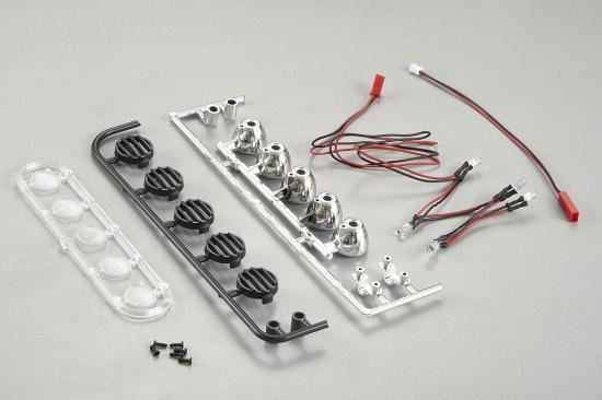 KILLERBODY BLACK SPOT LIGHTS W/LED UNIT SET (5)