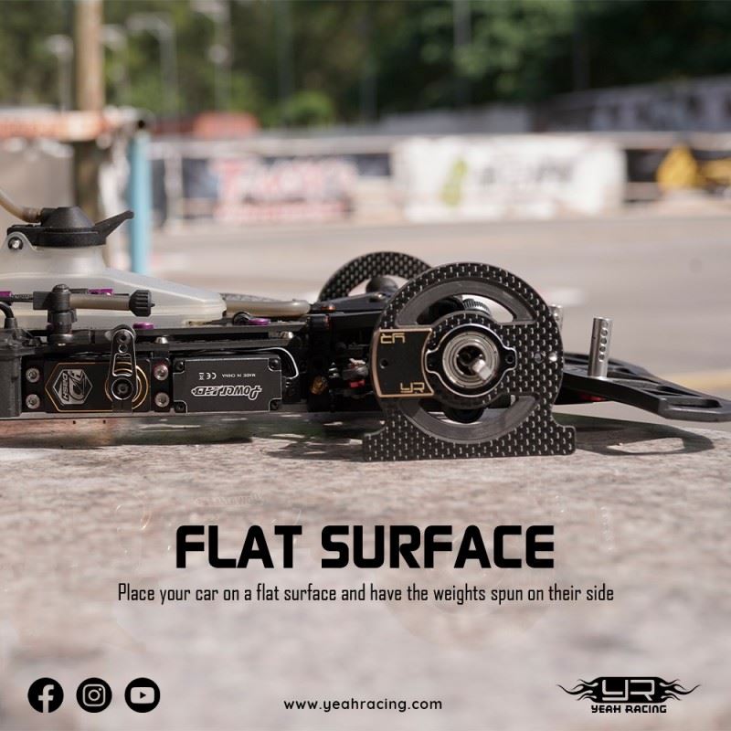 Yeah Racing Tweak Wheel Set For 1/8 Nitro / Electric Onroad