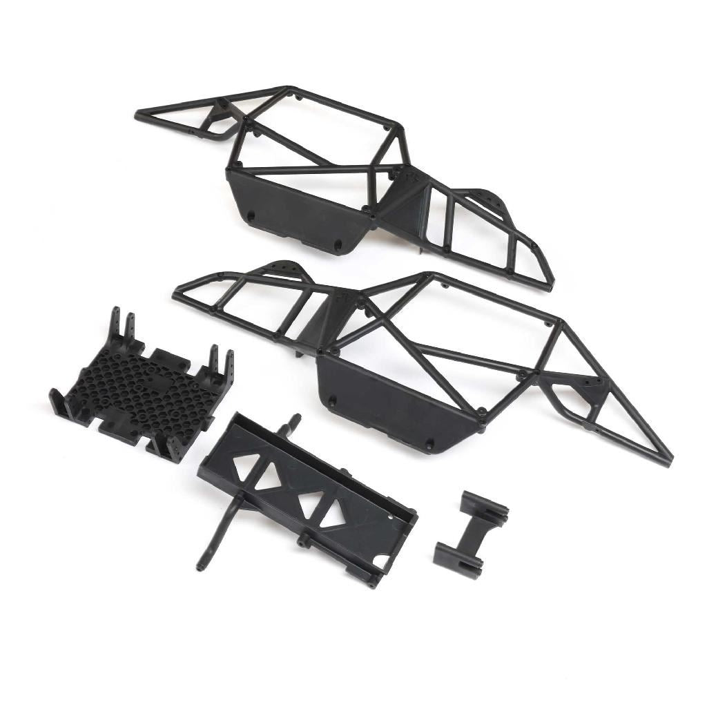 Axial Cage Sides, Skid Plate, Battery Tray: Gilamon Axp8