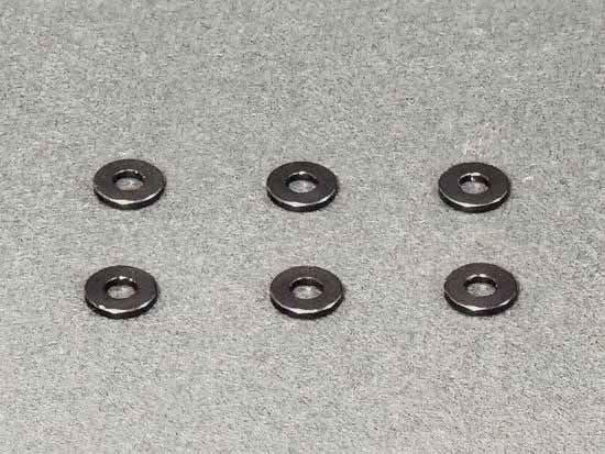 Amr Gun Metal Anodized Washer 3X7X1Mm (6)