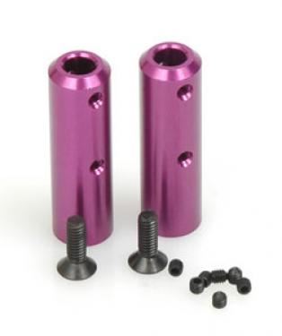 Schumacher Purple Alloy Roll Bar Posts - Havoc (pr)