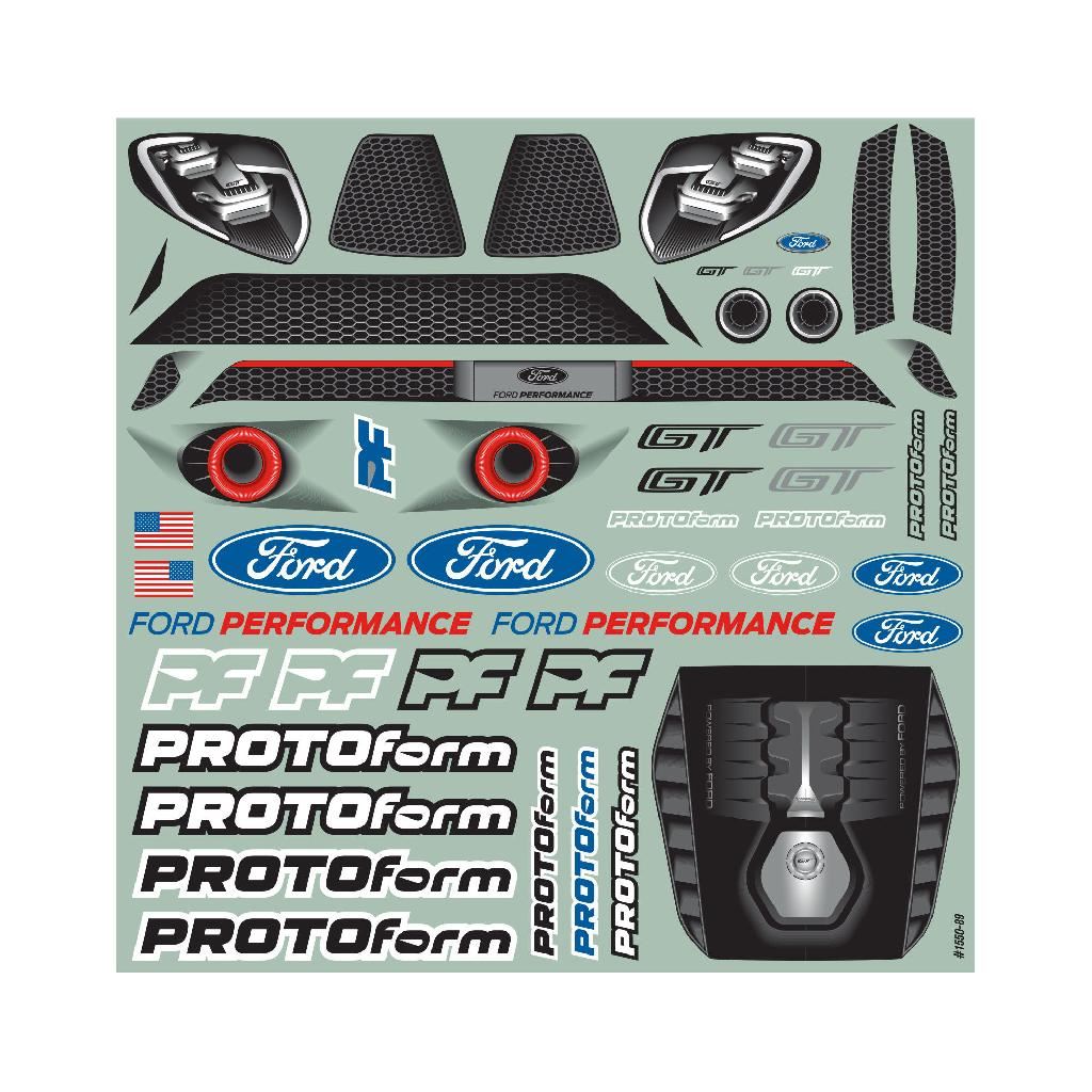 PRM 1/10 Ford GT LW Clear Body: 190mm Touring Car with LP shock