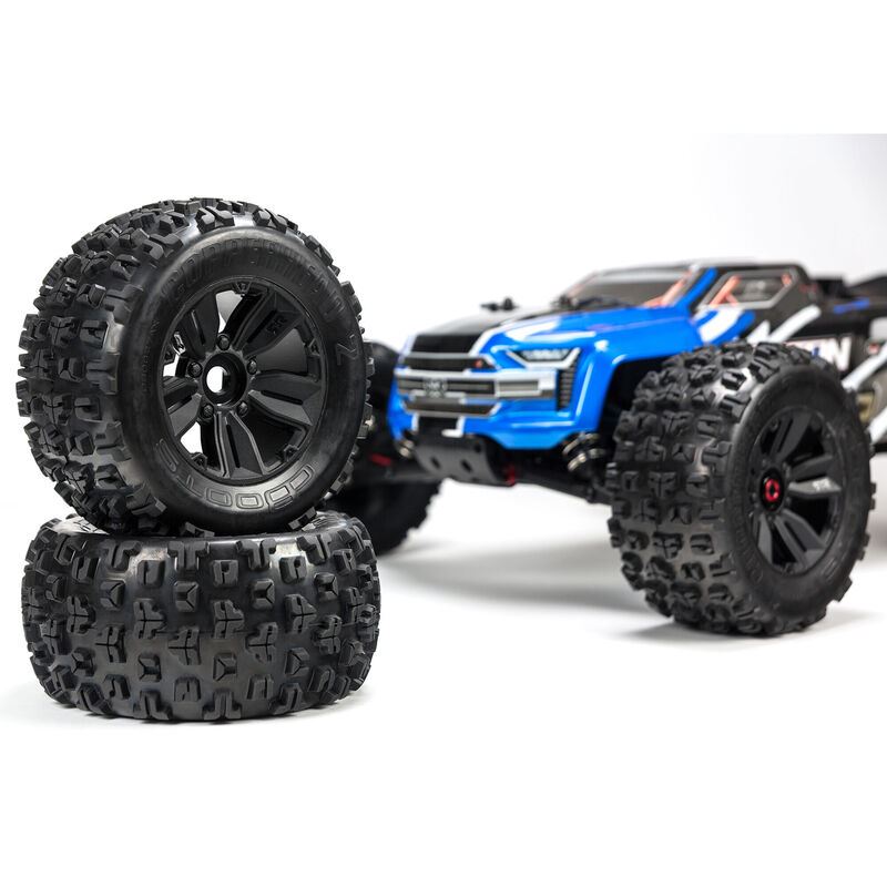 Arrma Kraton V5 6S 4WD BLX 1/8 Blue Monster Truck with Spektrum Firma - ARA8608V5T2