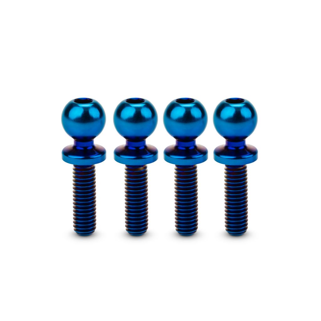 Jci 5.5 X 10Mm Revolved Ti Ball-Stud Blue 4Pc