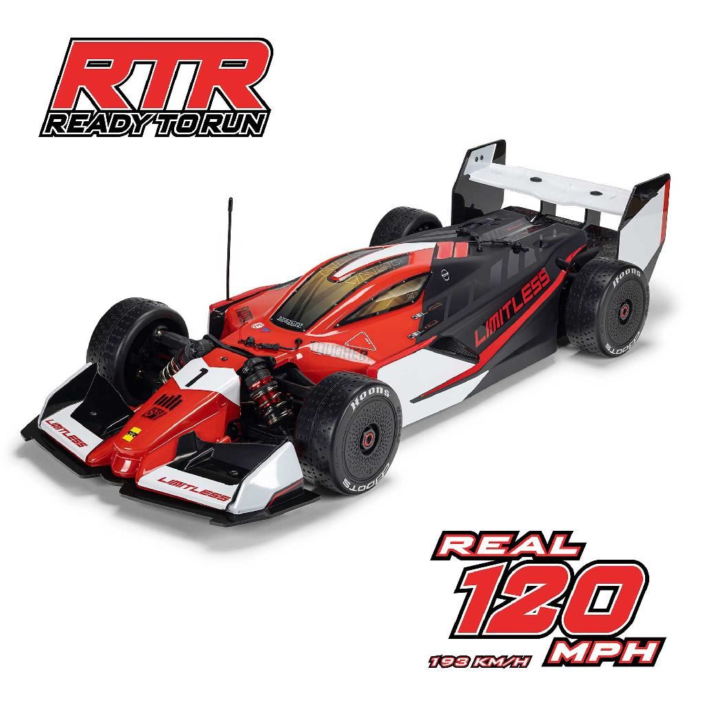 Arrma 1/7 Limitless 8S Avc 4X4 Rtr Blx Street Speed, Red/Black