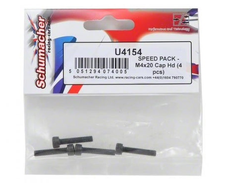 Schumacher SPEED PACK - M4x20 Cap Hd (4 pcs)