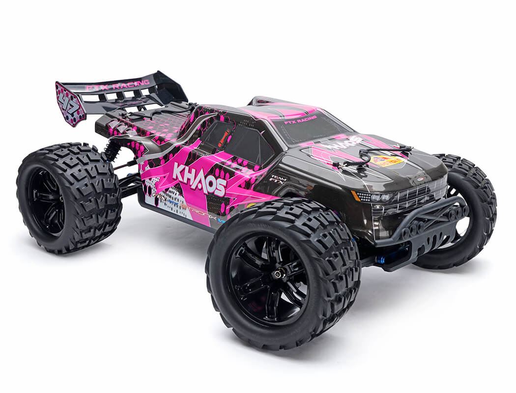 Ftx Khaos 1/10 Brushless 4Wd Truggy Rtr With 3S Lipo & Charger - Purple