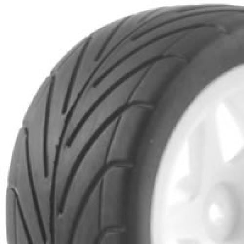 Fastrax 1/10th Mounted Buggy Tyres Lp 'Arrow' Front